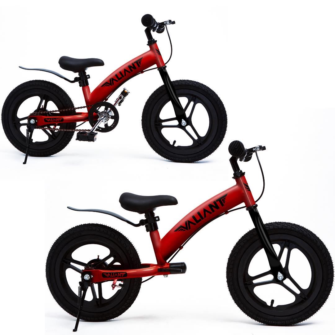 Bicicleta de Equilibrio Aro 16 3 en 1 (4 a 8 años) Roja